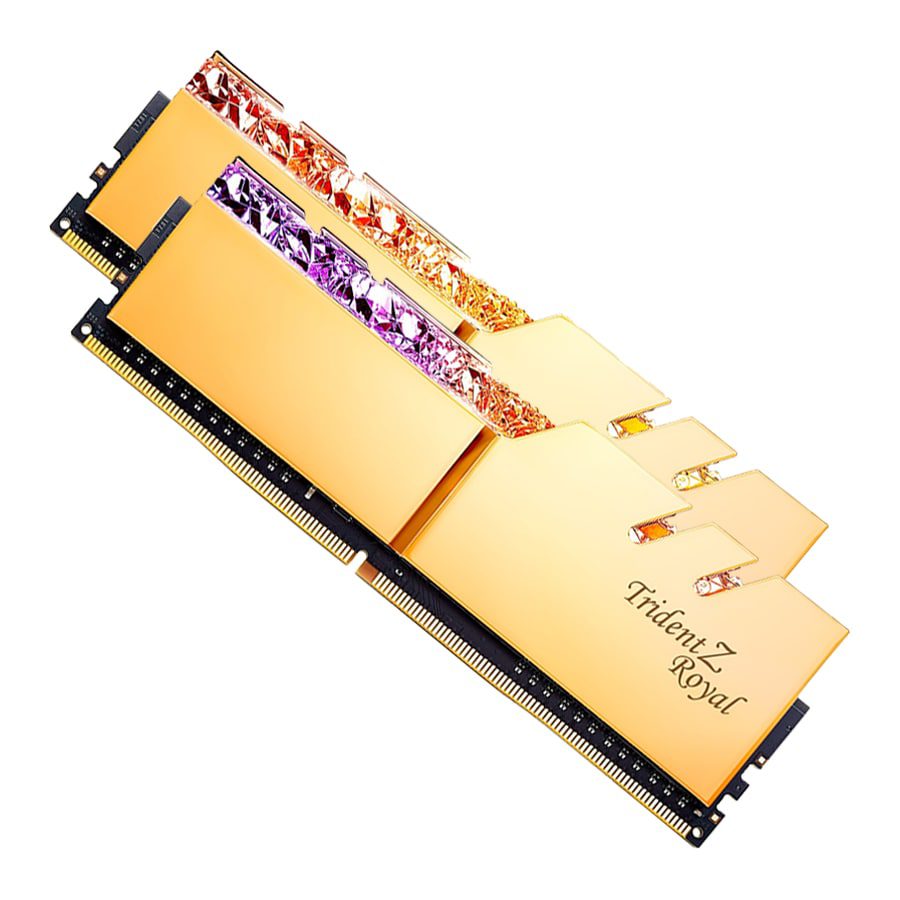 رم جی اسکیل مدل Trident Z Royal GOLD 16GB DUAL 3600MHz CL18 DDR4